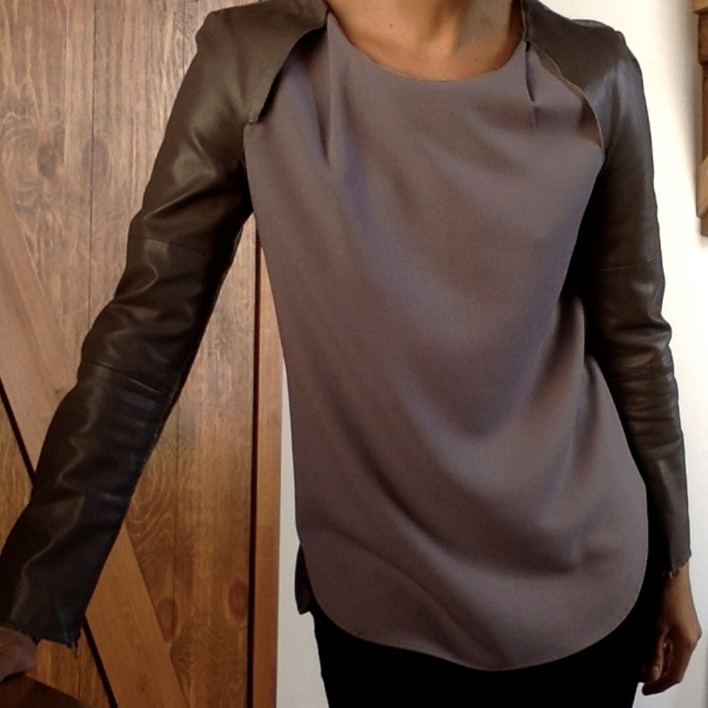 Animal friendly pleather top